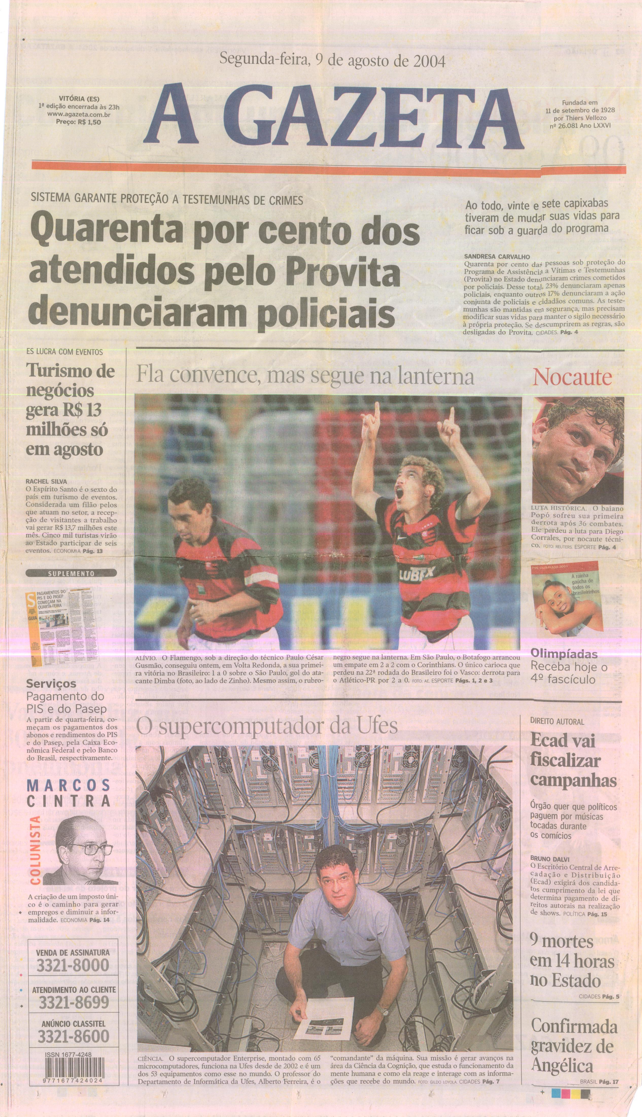 A Gazeta article: Enterprise - Brazil's Most Powerful University Cluster Supercomputer