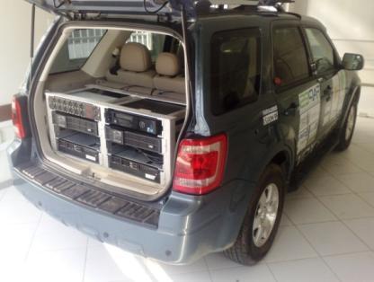 IARA experimental robotic platform - interior view