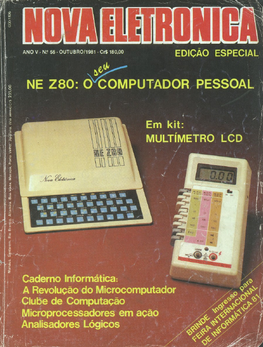Cover of Nova Eletrônica magazine issue 56